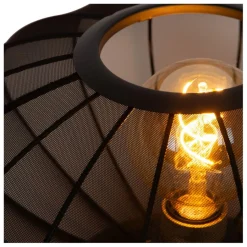 Lucide Tafellamp Corina Zwart - E27 - Ø 40 cm