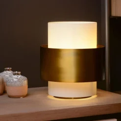 Lucide Tafellamp Firmin Goud - E27 - 24 cm hoog