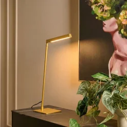 Lucide Tafellamp Lavale Oker - LED - 42 cm hoog