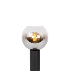 Lucide Tafellamp Marius Zwart - E27 - 33 cm hoog