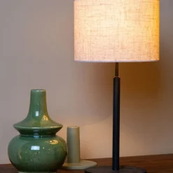 Lucide Tafellamp Maya Beige - E27 - 51 cm hoog