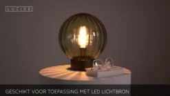 Lucide Tafellamp Monsaraz Groen - 25 cm hoog