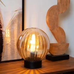 Lucide Tafellamp Monsaraz Roze - 25 cm hoog