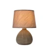 Lucide Tafellamp Ramzi Bruin - E14 - 26 cm hoog