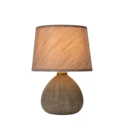 Lucide Tafellamp Ramzi Bruin - E14 - 26 cm hoog