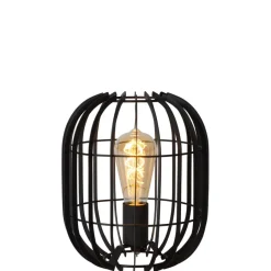 Lucide Tafellamp Reda Zwart - E27- 26 cm hoog