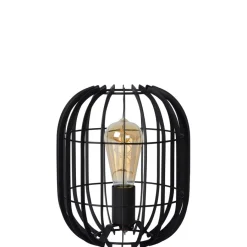 Lucide Tafellamp Reda Zwart - E27- 26 cm hoog