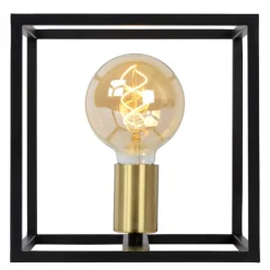 Lucide Tafellamp Ruben Zwart - E27 - 22 cm hoog