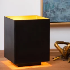 Lucide Tafellamp Suzy Zwart - E14 - 16 cm hoog