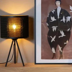 Lucide Tafellamp Tagalog Zwart - E27 - 45 cm hoog