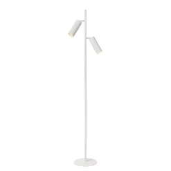 Lucide Vloerlamp Clubs Wit - 2 x GU10 - 140 cm hoog