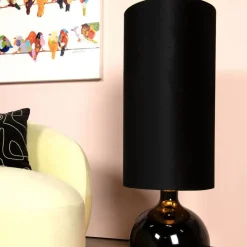 Lucide Vloerlamp Esterad Zwart - E27 - 100 cm hoog