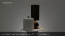 Lucide Vloerlamp Esterad Zwart - E27 - 100 cm hoog