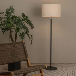 Lucide Vloerlamp Maya Beige - E27 - 150 cm hoog