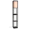 Lucide Vloerlamp Menno Zwart - E27 - 163 cm hoog