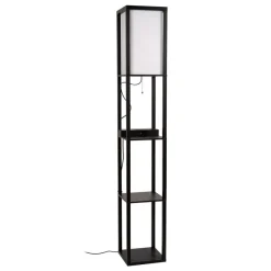 Lucide Vloerlamp Menno Zwart - E27 - 163 cm hoog