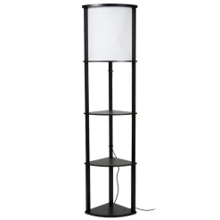 Lucide Vloerlamp Menno Zwart - E27 - 163 cm hoog
