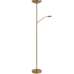 Lucide Vloerlamp Zenith Goud - LED - 180 cm hoog