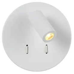 Lucide Wandlamp Bentjer Wit - LED - Ø 14 cm