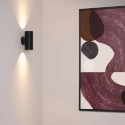 Lucide Wandlamp Bondi Zwart - GU10 - 18 cm hoog