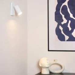 Lucide Wandlamp Clubs Wit - GU10 - 16 cm hoog