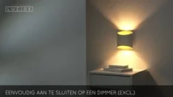 Lucide Wandlamp Diletta Wit - G9 - 18 cm hoog