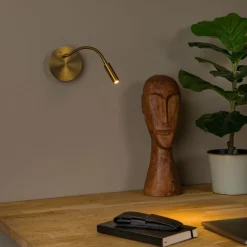 Lucide Wandlamp Jolijn Goud - LED - Ø 11 cm