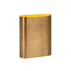 Lucide Wandlamp Ovalis Goud - 2 x E14 - 20 cm hoog