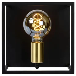 Lucide Wandlamp Ruben Zwart - E27 - 22 cm breed