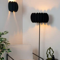 Lucide Wandlamp Spencer Zwart - E27 - 24 cm breed