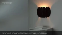 Lucide Wandlamp Spencer Zwart - E27 - 24 cm breed