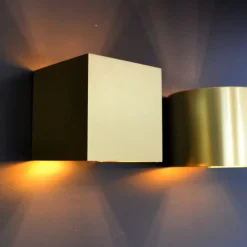 Lucide Wandlamp Xio Goud - G9 - 10x10 cm