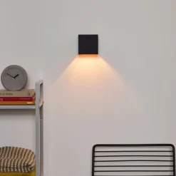 Lucide Wandlamp Xio Zwart - G9 - 10x10 cm