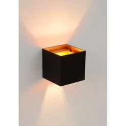 Lucide Wandlamp Xio Zwart - G9 - 10x10 cm