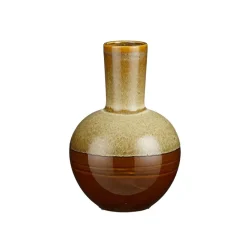 Mica Decorations Vaas Holm Bruin - 42 cm hoog