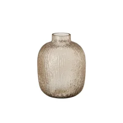 Mica Decorations Vaas Leco Bruin - 20 cm hoog