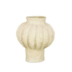 Mica Decorations Vaas Rune Crème - 29 cm hoog