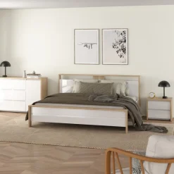 Nachtkastje Atlanta Eiken - 52x46x49 cm