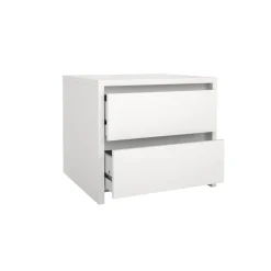 Nachtkastje Atlanta Wit - 52x46x49 cm