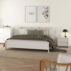 Nachtkastje Atlanta Wit - 52x46x49 cm