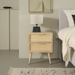 Nachtkastje Bacelo Naturel - 45x58x35 cm
