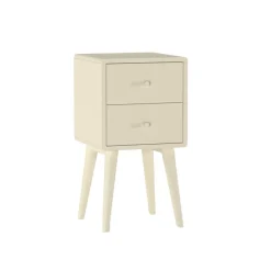 Nachtkastje Borba Ivoor - 30x57x30 cm