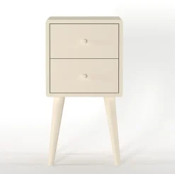 Nachtkastje Borba Ivoor - 30x57x30 cm