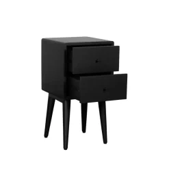 Nachtkastje Borba Zwart - 30x57x30 cm