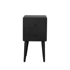 Nachtkastje Borba Zwart - 30x57x30 cm