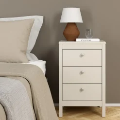 Nachtkastje Dallas Taupe  - 44x71x39 cm