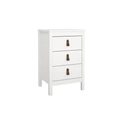 Nachtkastje Dallas Wit - 44x71x39 cm