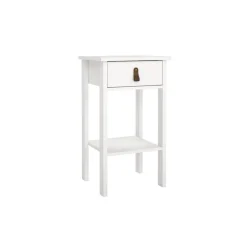 Nachtkastje Dallas Wit - 40x71x35 cm