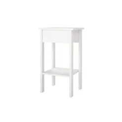 Nachtkastje Dallas Wit - 40x71x35 cm