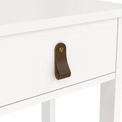 Nachtkastje Dallas Wit - 40x71x35 cm